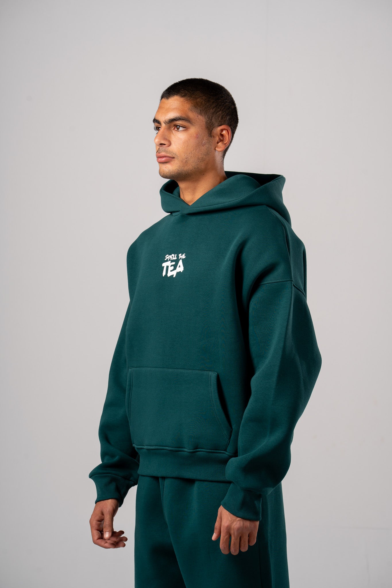 Tea Boxy Hoodie